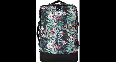 Bestway Cabin Pro Handbagage Rugzak 15'' Flower Zwart