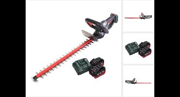 Metabo HS 18 LTX 45 accu-heggenschaar 18 V 43 cm + 2x accu 5,5 Ah + oplader