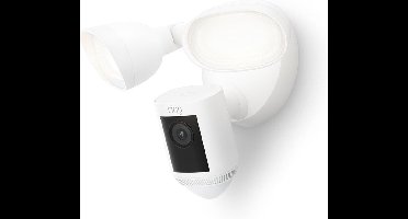 Ring Floodlight Cam Wired Pro - IP-beveiligingscamera - Buiten - met schijnwerpers - Wit