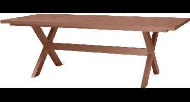 WOOOD Delta Picknicktafel Tuin - Aluminium - Terra - 75x220x105