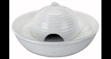 Trixie Vital Flow Mini - Drinkfontein - Keramisch - 800 mililiter - Stromend en stilstaand water - Wit