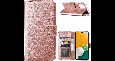 Hoesje Geschikt Voor Samsung Galaxy A13 (4G) Hoesje Rose Goud – Hoesje Geschikt Voor Samsung Galaxy A13 (4G) hoesje – Hoesje Geschikt Voor Samsung Galaxy A13 (4G) case – A13 (4G) Bookcase - Ntech