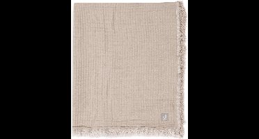 Jollein Baby Wiegdeken - 75x100cm - Fringe - Olive Green/Ivory - GOTS