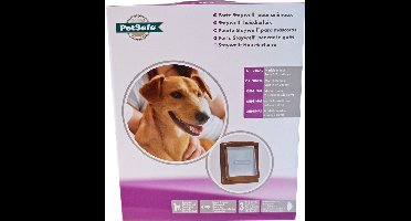 Petsafe Hondenluik 755- Medium -  Bruin/Tranparant