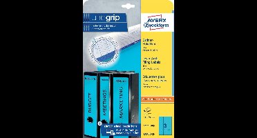 Avery Ordnerrugetiketten Zweckform 29,7 X 61 Mm Blauw 60 Stuks