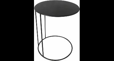 Lesli Living Bijzettafel Amy 40x54,5 cm zwart