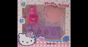 Hello Kitty Manicureset Meisjes Foam Paars/roze 5-delig