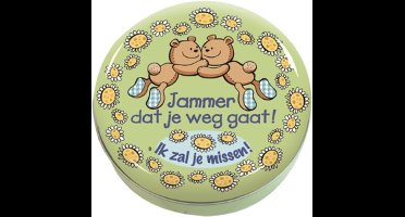 Paper Dreams Blikje Lovely Tin - Jammer Dat Je Weggaat #08