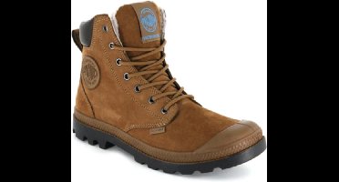 PALLADIUM Pampa Sport Cuff WPS - Heren Laarzen Schoenen Boots Gevoerd Leer Bruin 72992-697-M - Maat EU 41 UK 7