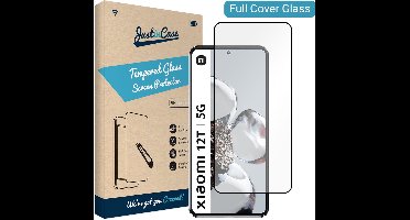 Just in Case screenprotector geschikt voor Xiaomi 12T / 12T Pro - Screenprotector Full Cover Gehard Glas