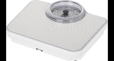 Adler AD 8180 weegschaal Rechthoek Wit Mechanische personenweegschaal