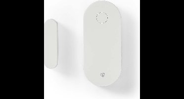 Nedis SmartLife Slimme Deur/Raam Sensor - Zigbee 3.0 - Batterij Gevoed - Android / IOS - Wit