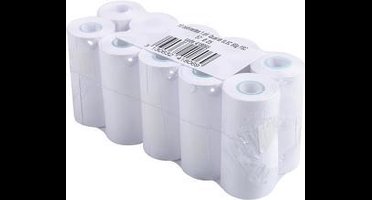 EXACOMPTA-kasregisterrollen, 70 mm x 42 m x 12 mm, wit