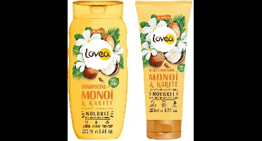 Lovea Monoï & Shea Shampoo en Conditioner Pakket