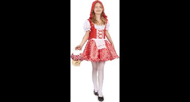 Vegaoo - Roodkapje sprookjes outfit voor meisjes