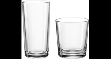 Montana Scandia Glazenset - 12 delig - 6 Longdrinkglazen en 6 sapglazen