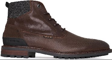 PME Legend - Heren Veterschoenen Huffster Dark Brown - Bruin - Maat 42