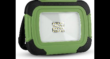 V-TAC VT-10-R LED Oplaadbare Schijnwerper - Samsung - IP44 - Groen + Zwart - 10W - 700 Lumen - 4000K