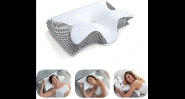 S&E Orthopedisch Memory Foam Nek- en Schouderkussen
