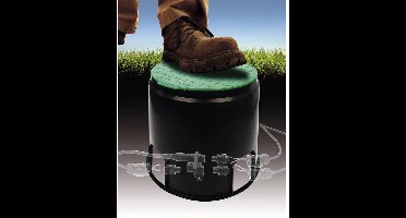 Heitronic 21035 Vloerinbouwdoos Zwart, Groen