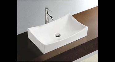 Sanifun wastafel Jade 650 x 395 x 135 mm