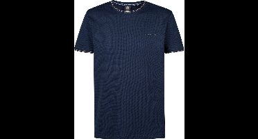 Petrol Industries - Heren Logo T-shirt Turtlestone - Blauw - Maat XXL