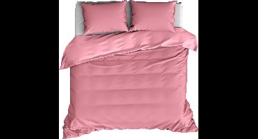 De Witte Lietaer Dekbedovertrek Katoen Satijn Olivia - Hotelmaat - 260 x 240 cm - Roze