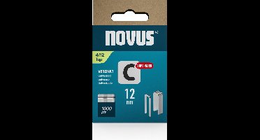 Novus Tools 042-0800 Nieten met smalle rug Type 4 1000 stuk(s) Afm. (l x b) 12 mm x 6.1 mm