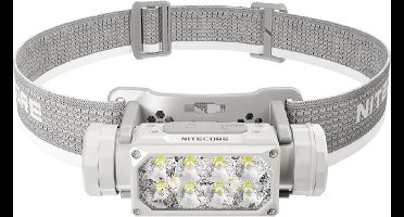 Nitecore HC65 UHE Hoofdlamp Oplaadbaar Skyline Grey