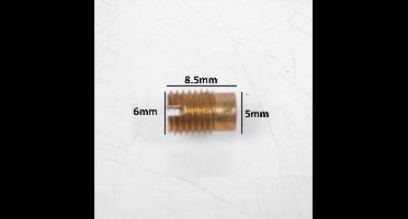 tnt carburateursproeier voor keihin motorfiets hoofdsproeier van 75 tot 98 nieuw