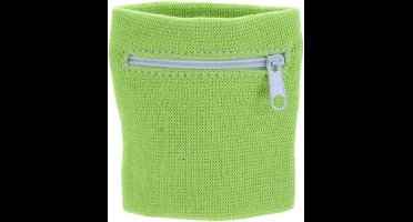 *** Pols Zweetbandje - Rits - 8 x 8 CM - Wrist Sweatband Polsbandje - Met Rits - Voor Sport en Fitness Uitgaan Festivel van Heble® ***