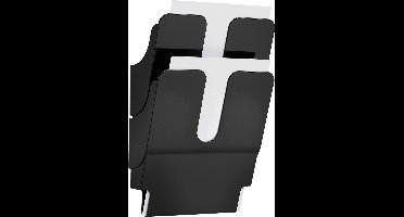 Durable Flexiplus A4 zwart wandrek foldersteunen (Per doos/2)