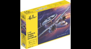 Heller Modelbouwpakket Vliegtuigen - 82302 Grumman E-2C Hawkeye Marine Nationale - Frans Propellervliegtuig Plastic - 1:72 - Modelbouw