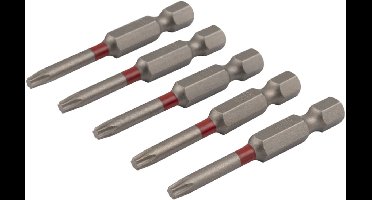 Dynaplus - Schroefbit - Torx 15 - 50mm - Rood (5 stuks)