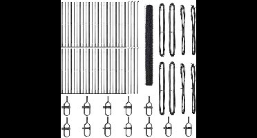 vidaXL - Hekpaal. - Grijs