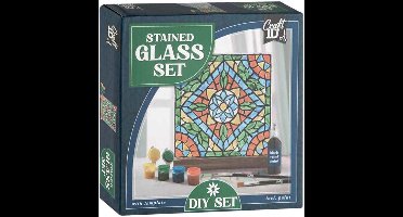 Tegel Schilderen Glas in lood - incl. 4 Verfkleuren & 2 Kwasten