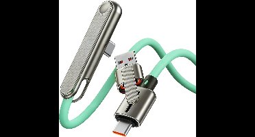 Onzichtbare oplader - 240W snellaadkabel, dubbelzijdige opvouwbare connector - 2-in-1 kabelorganizer | Geschikt voor smartphones, tablets, outdoorreizen en kamperen