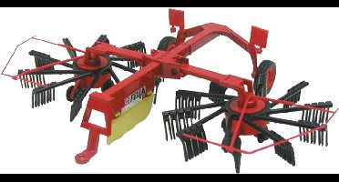 SIKU 2451, Fella Zwadhark, 1:32, metaal/kunststof, rood, beweegbare en opklapbare rotoren