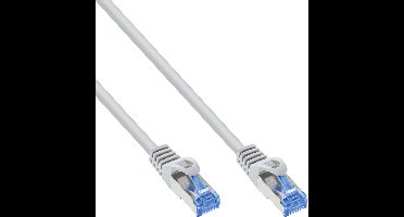 InLine® patchkabel, Cat.6A, S/FTP, TPE (LSZH), CCA, wit, 7,5m