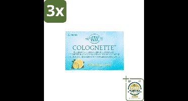 3 x 4711 – Colognette Tissues – Citrus – 20 Doekjes - Grootverpakking - 4711 Colognette Citrus - Citroen - Verfrissingsdoekjes - Citrusgeur - Verkoelend
