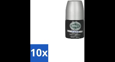 10 x Brut – Deodorant Roller – Musk - 50 ml - Anti-transpirant - Roll-on - Musk - Mannelijke Geur - Langdurige Bescherming