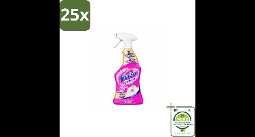 25 x Vanish – Vlekverwijderaar Spray – Hardnekkige Vlekken – 500 ml - Grootverpakking - Vlekkenverwijderaar - Vlekkenverwijderen - Wasmiddel - Textiel Reinigen - Hardnekkige Vlekken