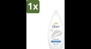 1 x Dove Douchecrème Hydrate 450 ml - Douchegel Hydrate - Hydraterende Douchegel - Zachte Huid - Mild Reinigen - Huid Verzorgen