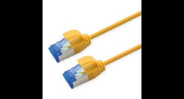 ROLINE Patchkabel Kat.6A (Class EA) S/FTP (PiMF) , LSOH, PoE, geel, 10 m