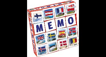 Tactic Memory - Kaartspel - Memo - Vlaggen