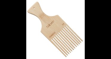 Bamboo B4 Antistatische Houten Afrokam Sibel