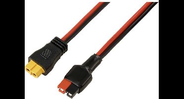 30 A accuaansluiting op XT60-kabel 0,5 m TC-13619312 Zwart, Rood TRU COMPONENTS Inhoud: 1 stuk(s)