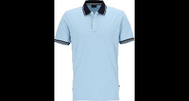 OLYMP Polo Casual - modern fit polo - lichtblauw