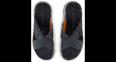 Tom Tailor - Slides met logo-applicatie - Maat 40 - navy