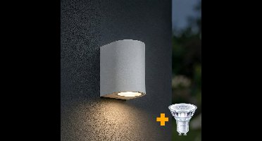 PHILIPS LED Wandlamp | Buitenlamp | Sacramento | Incl. Philips lichtbron | Wit | 3000K - Warm wit (830)